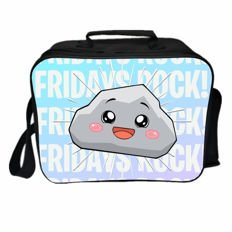 Lankybox Insulated Lunch Box Bag For Kids With Large Capacity And Adjustable Strap For Outdoor Fun