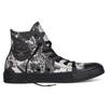 Converse Кеды Chuck Taylor All Star High с принтом Парчмент Черно-белые 549640C Женские Высокие Кеды из Канваса Повседневные Кроссовки