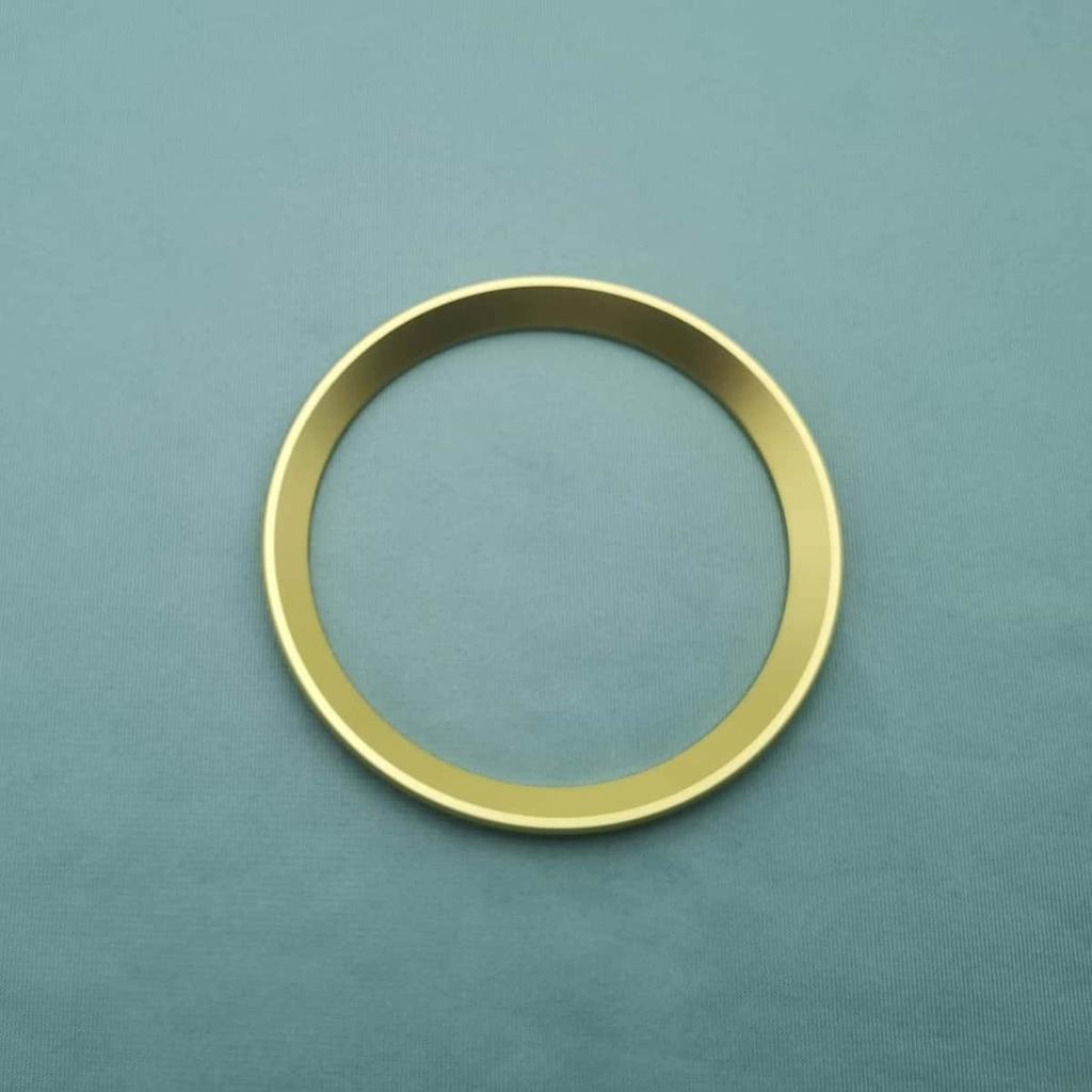 1Pc 3D Aluminum Car Steering Wheel Front Rear Black Emblem Badge Surrounding Ring Sticker for 45mm Logo/74mm Logo/82mm Logo