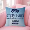 Singer Poppy Empty Hands Hot Album   Pillow Cushion Cover Pillowcase Living Room Sofa Home Decor Customized