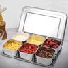 Seasoning Box Combination Detachable Spice Container Stainless Steel Jars for