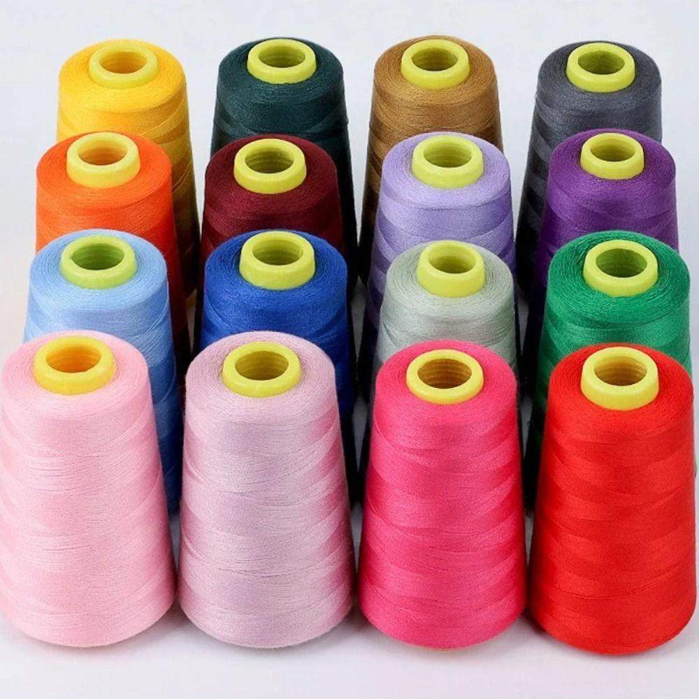 Solid Color 402 Sewing Thread Cones Spool Sewing Thread New Polyester Thread Household