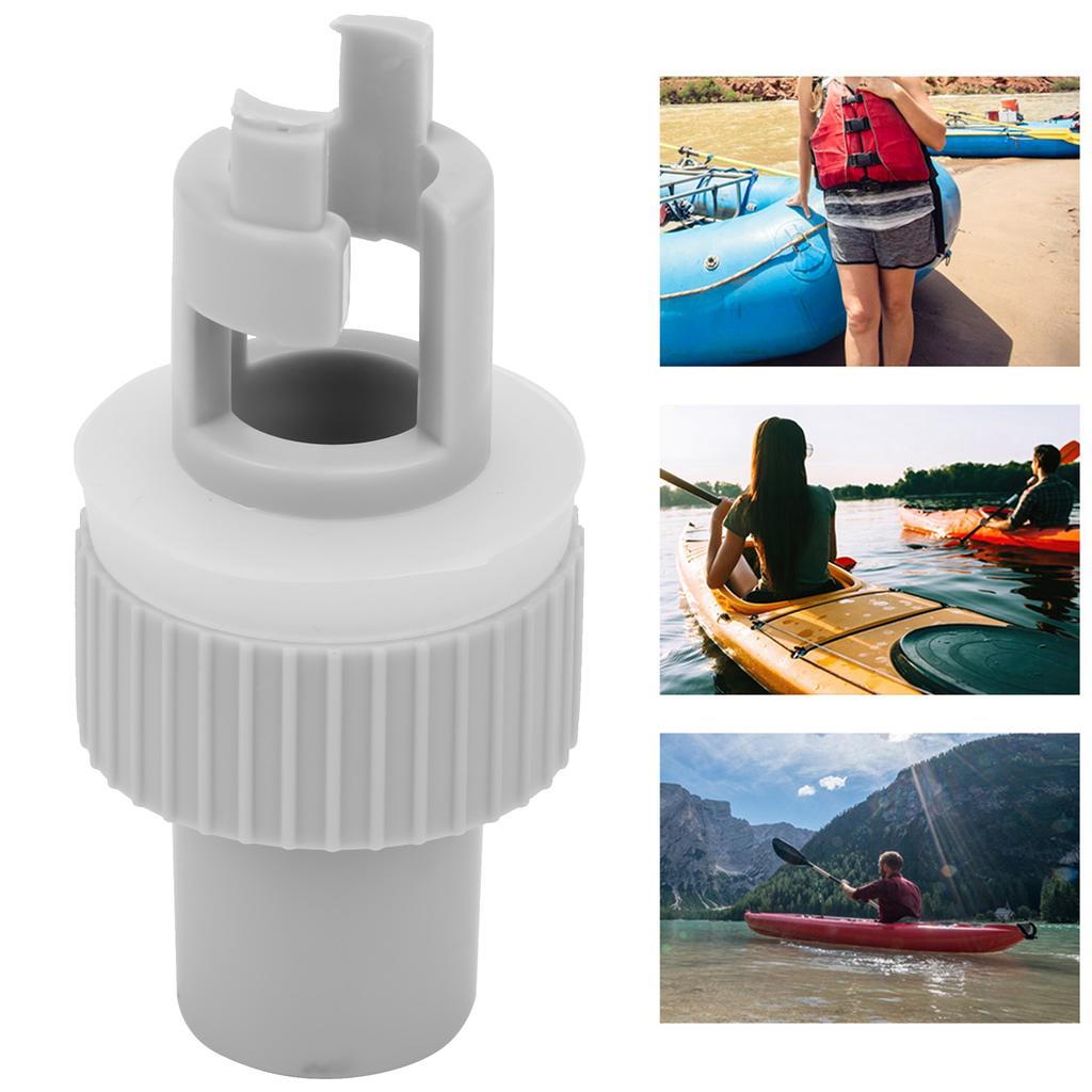 2Pcs Air Valve Connector Kayak Inflatable Hose Converter Rowing Boats Accessories