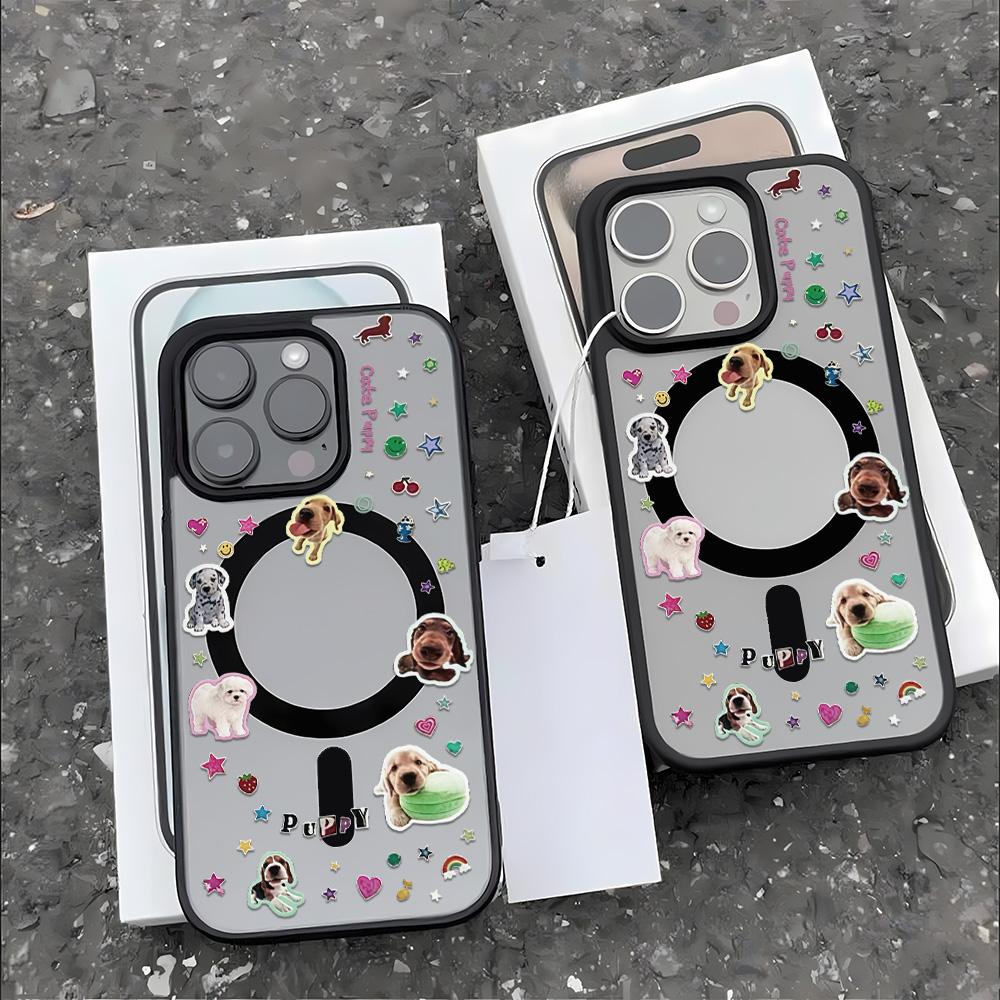 Магнитный чехол для телефона для iPhone 11 12 17 14 15 Pro Max 15 14 16 Pro13 14 15 16 Противоударный чехол Магнитное кольцо Mag-Safe Задняя крышка