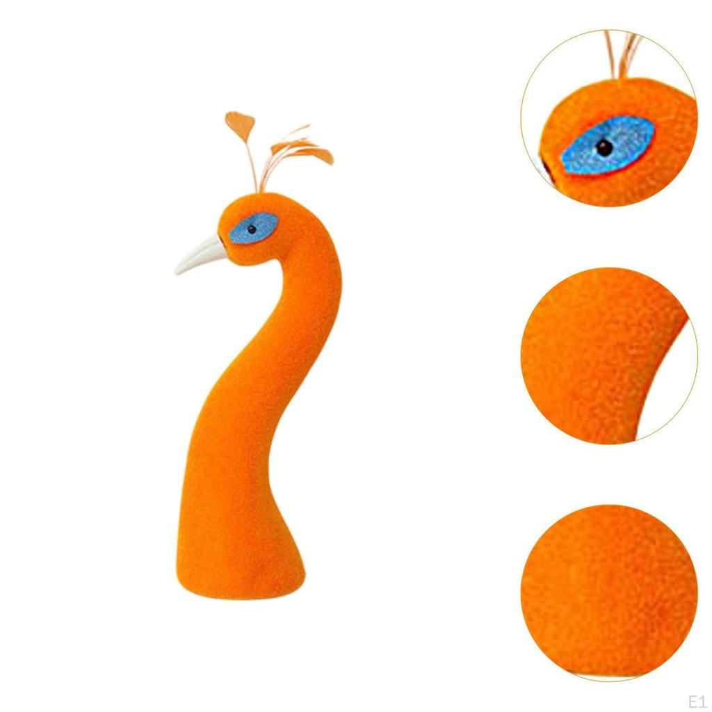 Decorative Peacock Head with Floral Design for Special Occasions