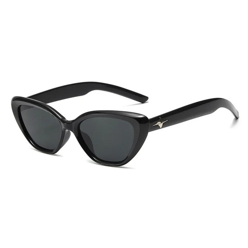 New Fashion Summer Retro Cat-Eye Sunglasses UV400 Shades Small Triangle Glasses Simple High-Quality Street Style Sun Glasses