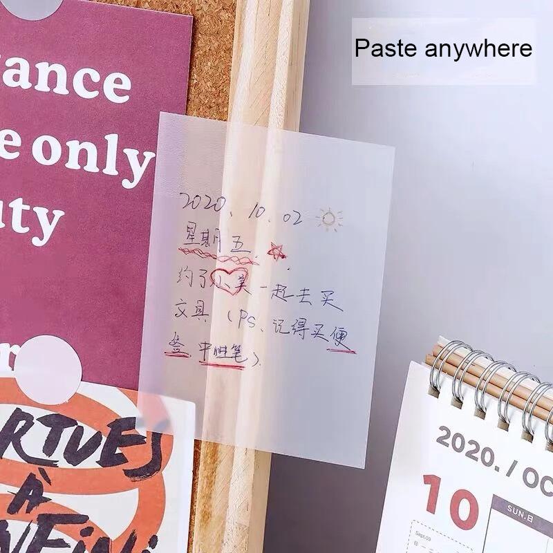 Название ПЭТ Прозрачные липкие заметки