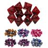 10 Pieces Polyhedral Dice Set Multi-sided Dice D8 for TRPG D& Dragons Game 8-sided Dice Set