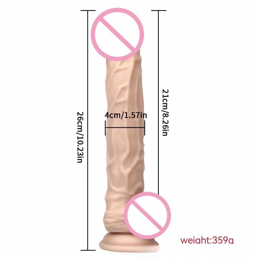 Female Simulated Dildo Large Suction Cup Massage Device Female Masturbator Inverted Adult Sexual Product