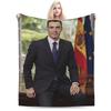 Super Soft Blankets Boy Girl Decorative Pedro Sanchez  Throw Blanket Flannel For Couch Chair Sofa Bed Novelty Sofa Bed Cover