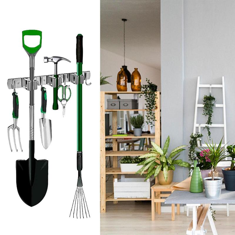 Utility Hooks For Brooms And Mops Mop And Broom Storage Tool Racks 3 Racks With 4 Hooks Storage Tool Rack Organizer Hooks For