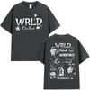 Футболки The Rose Once Upon AWRLD World Tour 2025 Мужские Женские Хип-Хоп K-pop Мода Хлопок Короткий Рукав Футболка harajuku streetwear