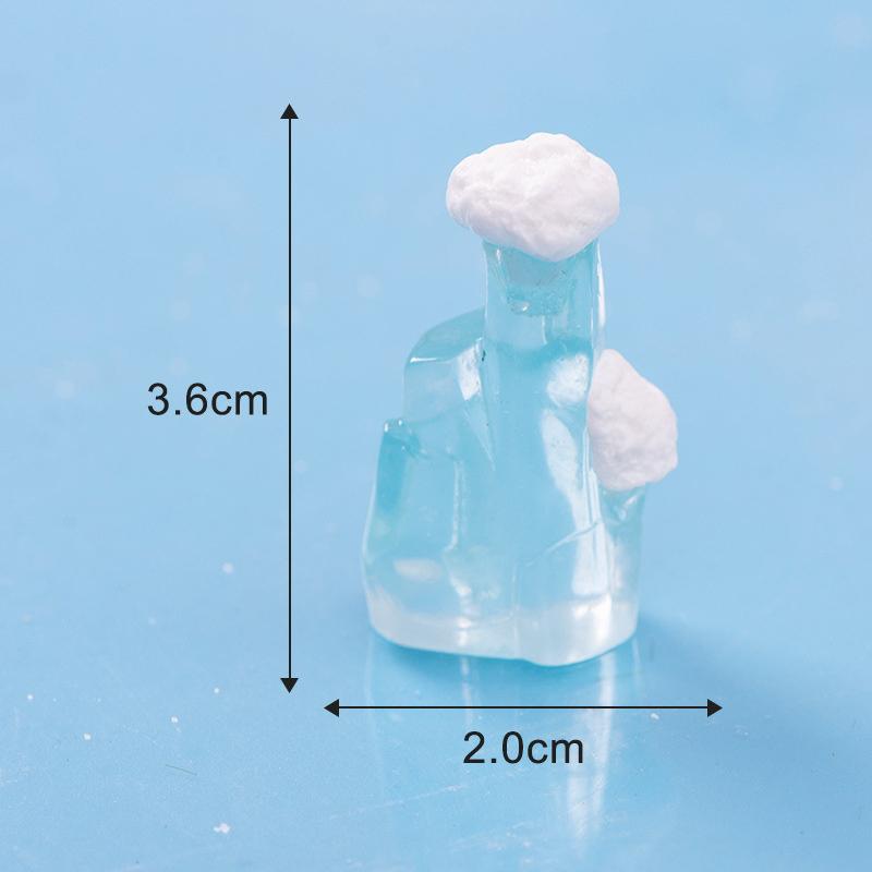 1 шт. имитация миниатюрного ледника, белого медведя, тюленя, кукла, украшение, фея, садовые аксессуары, украшения для дома, товары для творчества