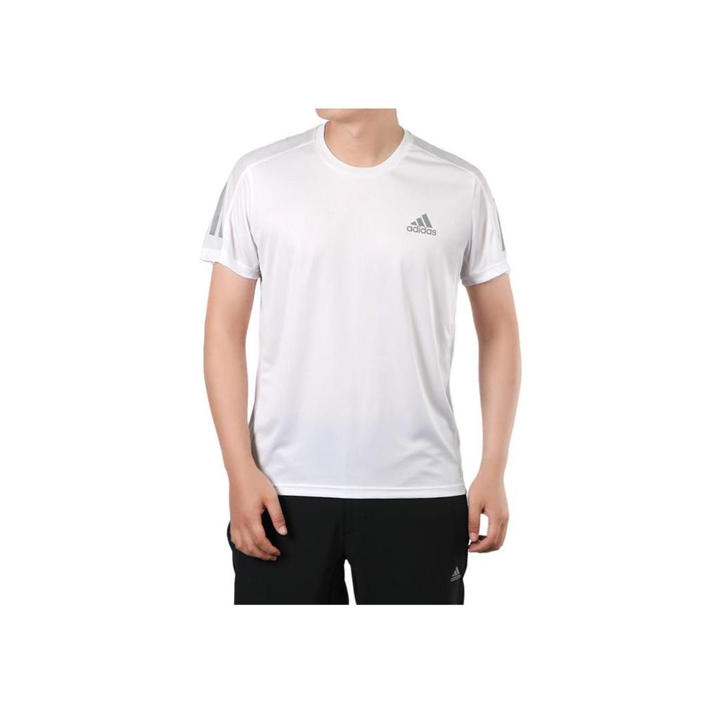 Adidas Running Sports Short Sleeve T-Shirt Men Tops White GC7868