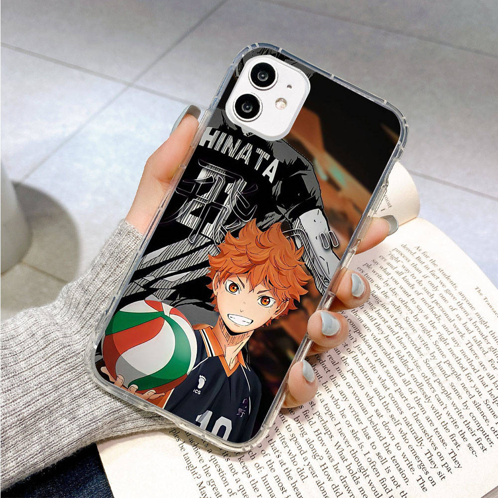 Чехол для Samsung A04 A14 A23 A34 A54 M23 M33 M52 M53 Realme 10 9 C30S C35 C55 VIVO Y02S Y21 Y51 X80 Pro Прозрачный чехол WI92 Haikyuu