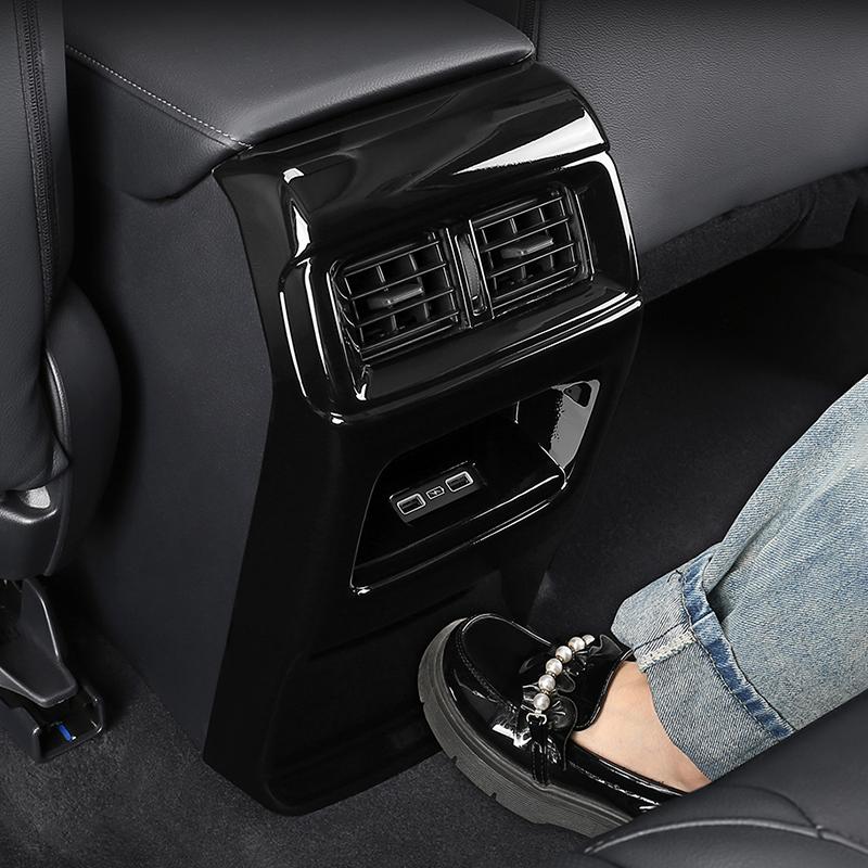 ABS салон автомобиля задний подлокотник воздухозаборник отделка панели накладка противоударная наклейка для Honda CR-V CRV 6-го поколения 2023 2024 2025 гибрид