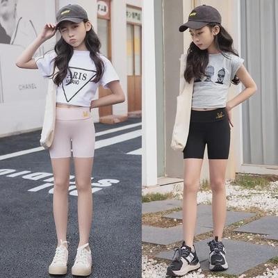 Летние леггинсы Shark для девочек: Легкие, защитные шорты для игр на открытом воздухе