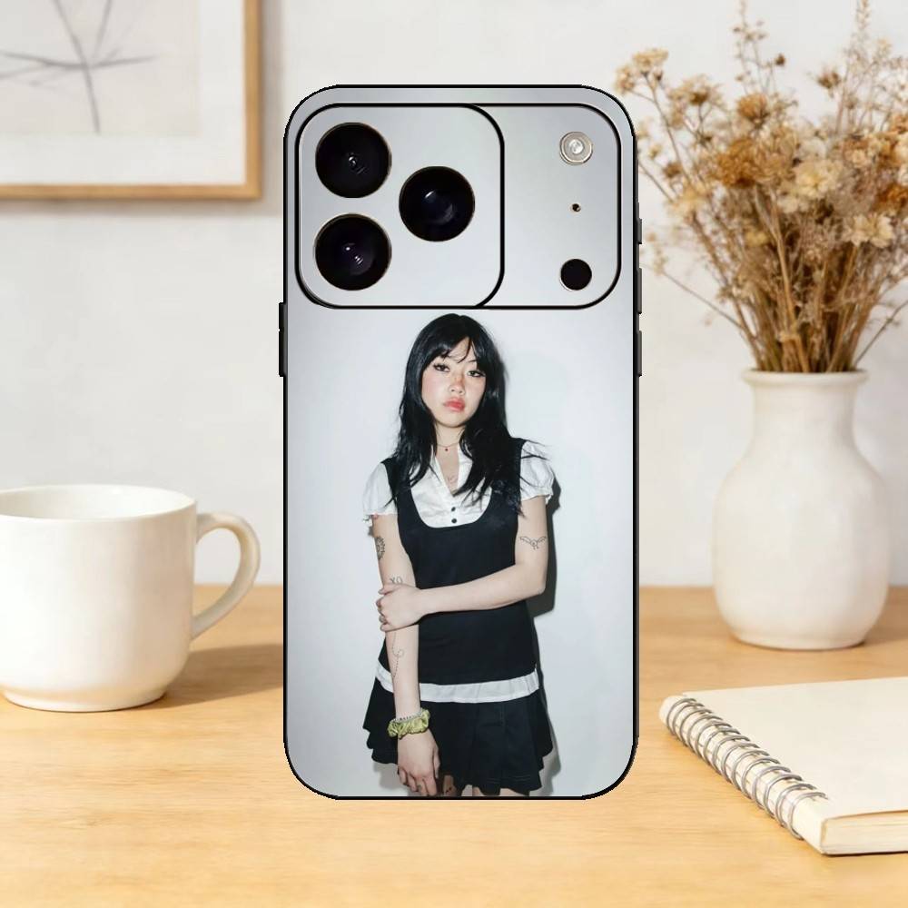 Чехол для телефона Singer B-Beabadoobee Силиконовый черный Мягкий Для IPhone 17,16,15,14,13,12,11,SE,Plus Pro Max