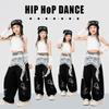 Girls Hip Hop Dance Set Kids Jazz Performance Outfit Streetwear Stage Show Costume