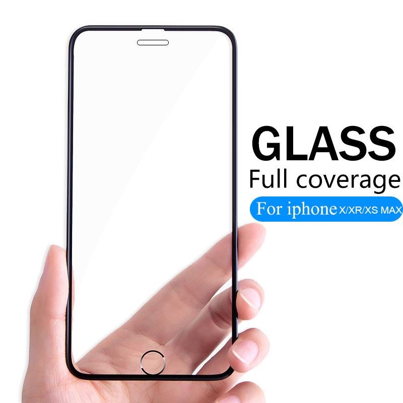 5 Pcs / Lot 5 Packs Full Cover Tempered Glass For iPhone 14 Plus 15 Pro Max 13 12 Mini 11 X XS XR 6 6s 7 8 SE 2020 Screen Protector Protective