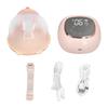 Electric Breast Pump Hands Free Mute High Suction Wearable Automatic Massage 3 Mode 9 Speed Pink