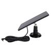 Security Camera Solar Panel Energy Saving High Effciency 4W Solar Panel Charger with Bracket for Outdoor Black