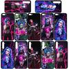 Для iPhone 16 15 Xiaomi Redmi Note 13 12 11 Pro Max X 9 14 Plus XR Samsung Galaxy A15 S24 S23 Huawei OPPO чехол Jayce аниме Arcanes Jinx Vi чехол для телефона
