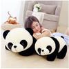 Кукла Гигантская Панда Плюшевая Игрушка Кукла Медведь Черно-Белая Лист Бамбука Панда Подушка Кукла для Хватайки Подарок для Девочки