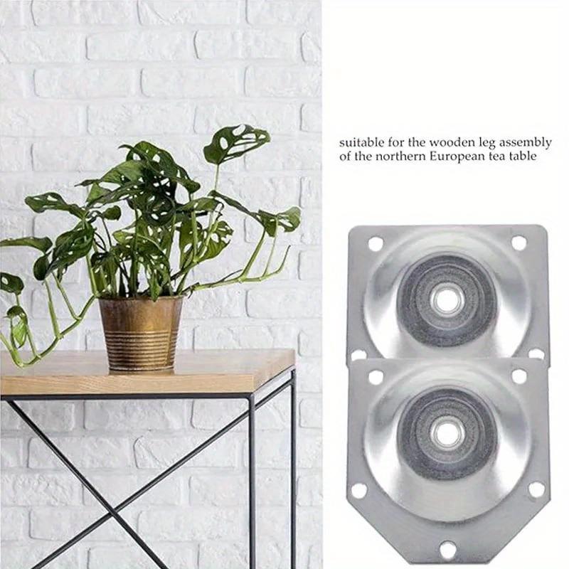 4 шт., монтажный кронштейн для ножек стола, 12 градусов, фаска, фиксирующие детали мебели, деревянные аксессуары, фурнитура для дома, ножки стола, дивана