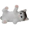 Ubia Tabby and White Cat Smartphone X X Doll Animal Garden Cute Stand, 13.5 8.5 7.5 Cm, Figurine, Ornament, Decor, Realistic, Cat, H22144-16