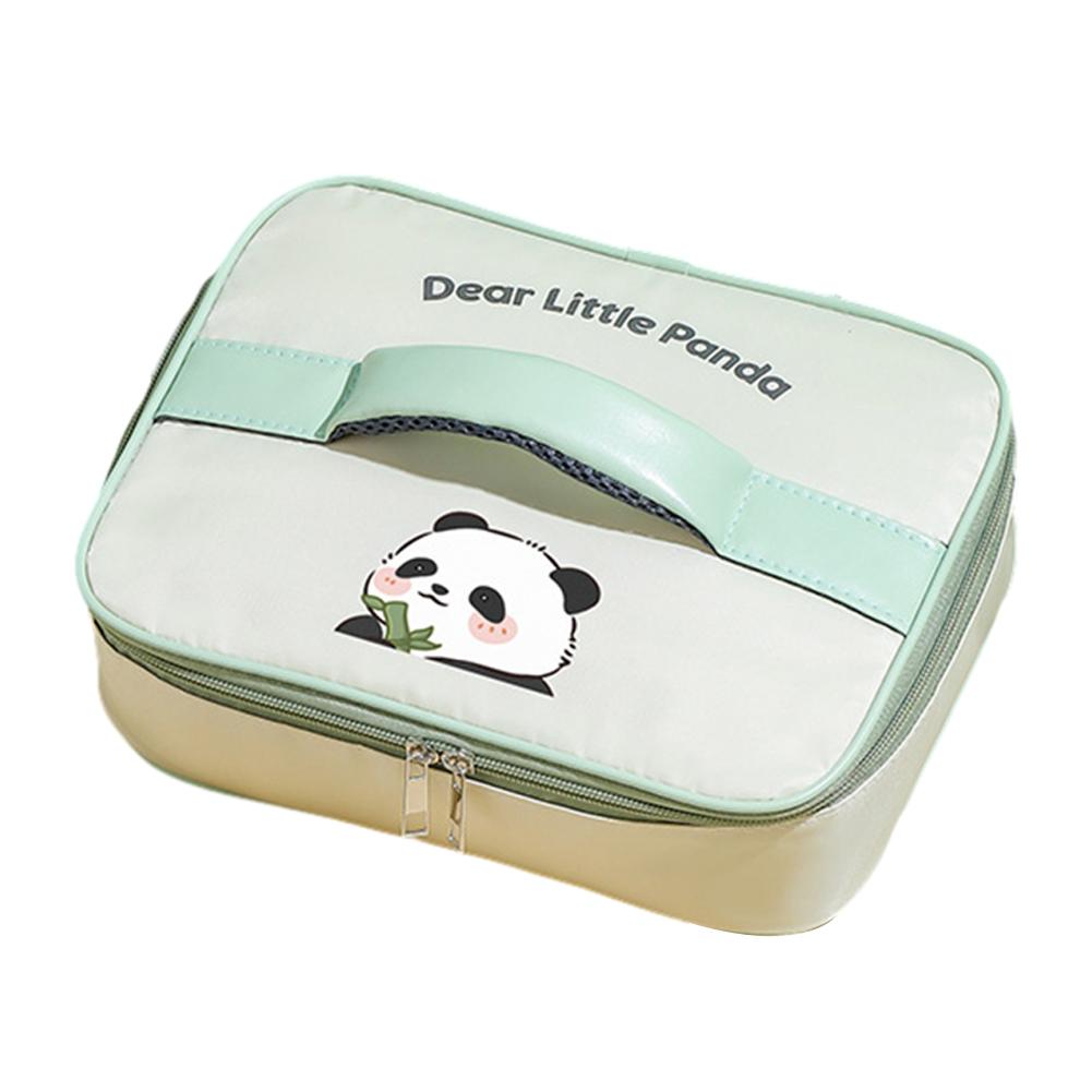Stainless Steel Heat Preservation Bento Box 2/4/5 Grids Portable Food Container Panda for Adults Kids for Children School Picnic