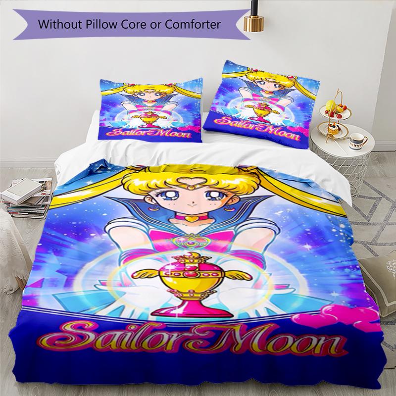 Sailor Moon Magic Print Flannel Blanket, Soft Warm Lightweight Throw Blanket for living Room,Sofa Bed Camping office