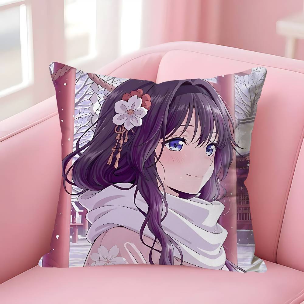 KKaoru Hana wa Rin to Saku Наволочки для Спальни Гостиной Дивана Домашний Декор Полиэстеровая Наволочка на Подушку с Молнией
