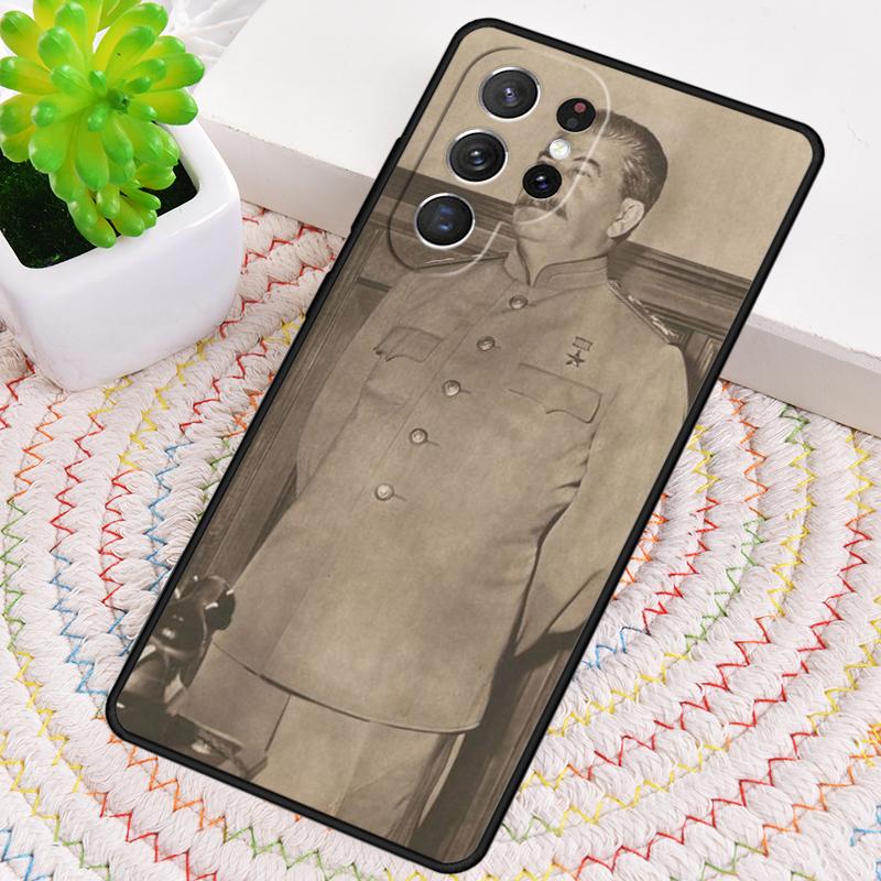 Русский Сталин СССР ТПУ Чехол для телефона Для Samsung Galaxy note 10 pro S26 S25 S24 S23 S22 Ultra Plus S21 FE S20 Ударопрочный Чехол