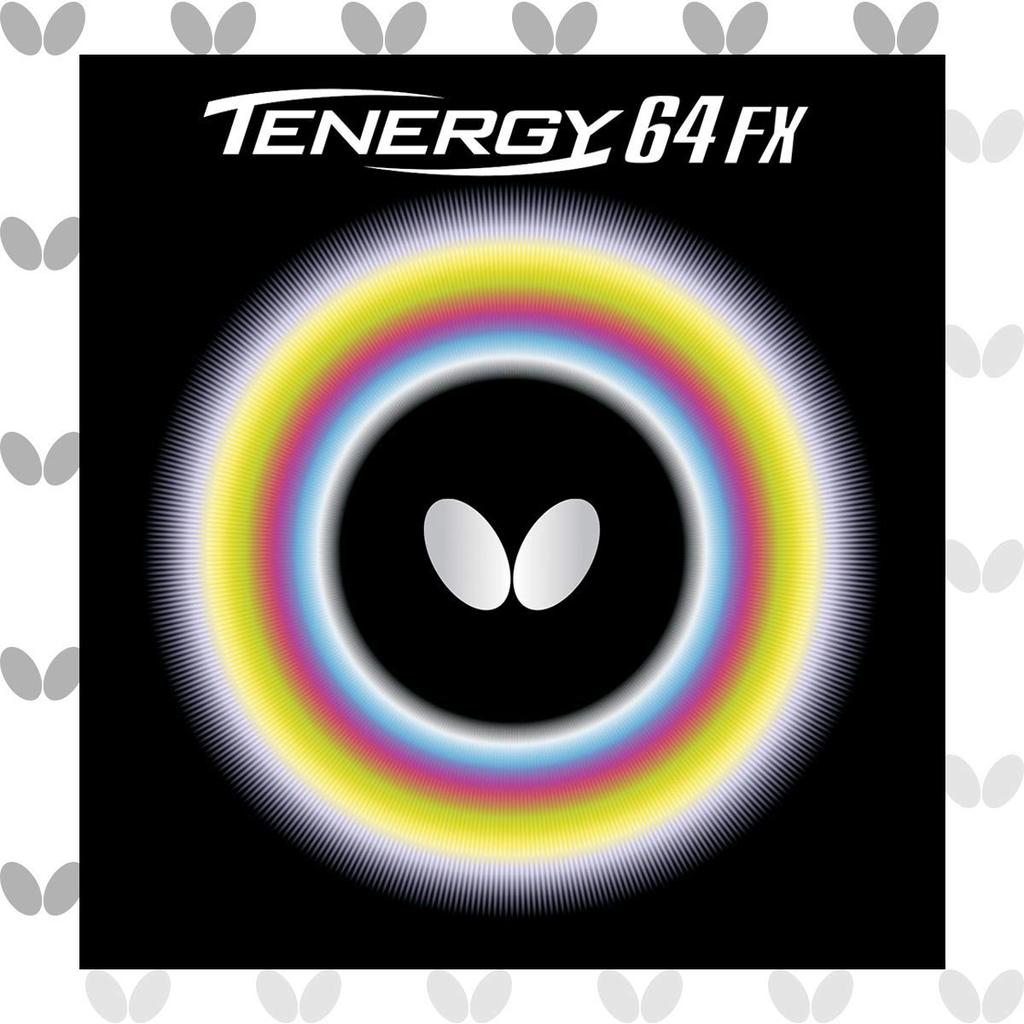Накладка для настольного тенниса Butterfly Tenergy 64 FX Back Soft Tension 05920 Красная толстая (Вращение)