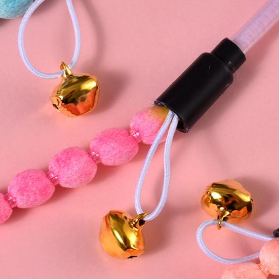 Игрушка для кошки Гусеница Дразнилка для кошки Цветная палочка-дразнилка Палочка-дразнилка Интерактивная игрушка для кошки Забавная перьевая Принадлежности для кошек Аксессуар для кошки