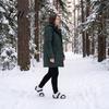 Winter Hiking Accessories 1 Pair Ice Cleats Crampons with 11 Studs Outdoor Walking Steel Claw Traction Snow Grips Non-slip Shoes Boot Spikes