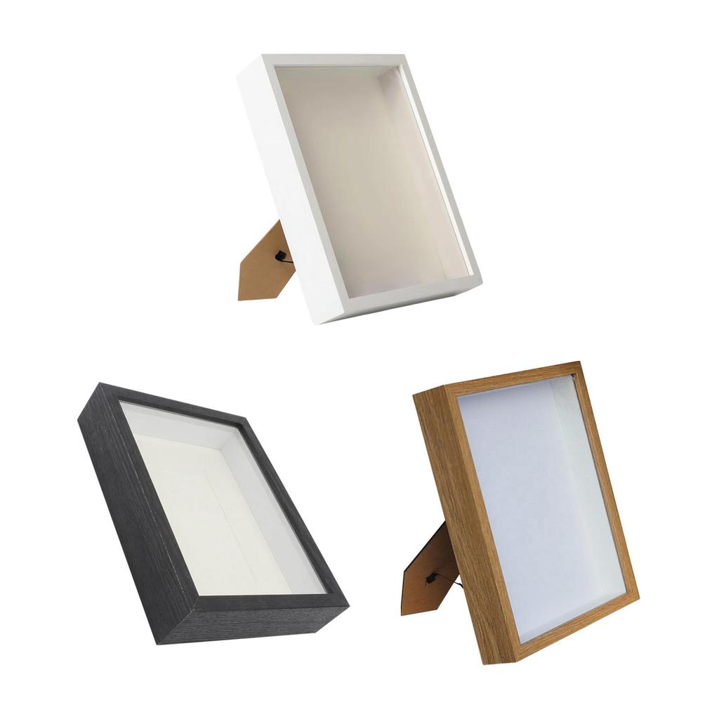 Рамка Shadow Box Настольная подвесная креативная деревянная прессованная рамка для цветов Shadowbox для произведений искусства Награды Памятные медали Билеты