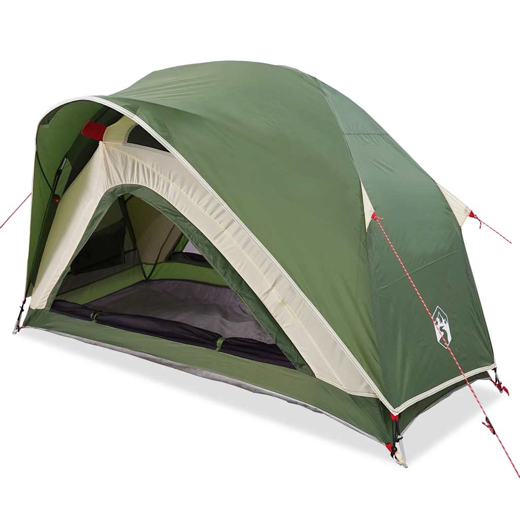 1 Person Camping Tent Green Waterproof