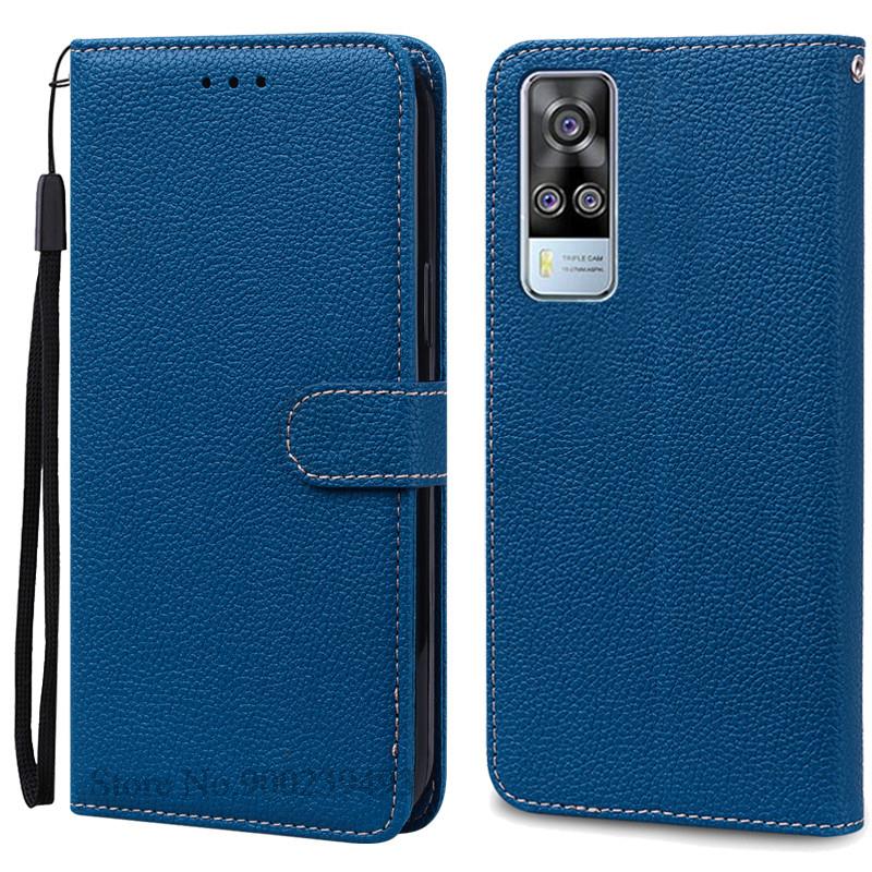 Для Vivo Y31 2021 Чехол V2036 Чехол-книжка с кошельком Для Vivo Y51 Y51A V2030 Y 51 31 Чехол VivoY31 Для Vivo Y33 Y53S 4G Мягкая обложка Funda