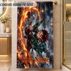 Beach TowelDemon Slayer Custom Name Text Personalized Soft Towel for Beach Pool Indoor Home Decor Gift