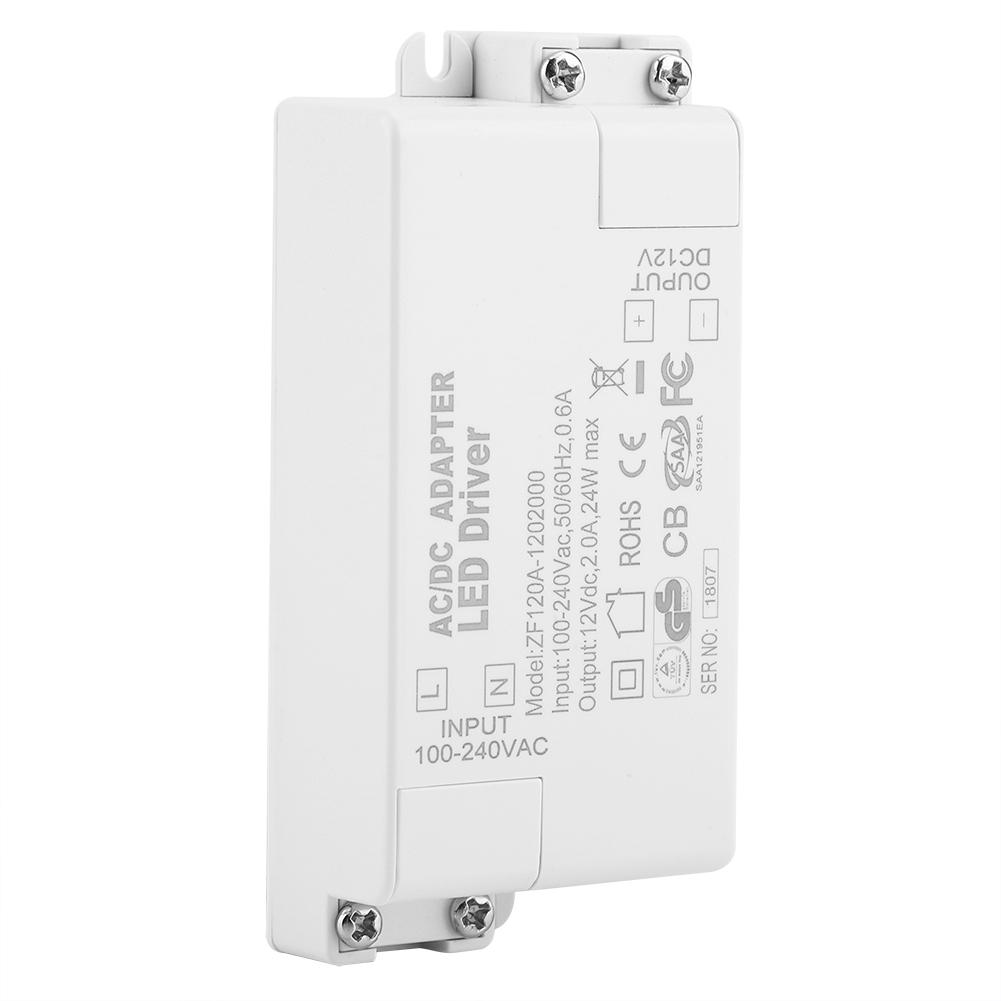 AC 100 240V To 12V LED Driver 12W Constant Voltage Power Supply Adapter For SMD LED Strip Light Home Lighting