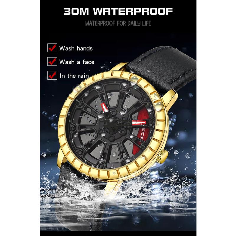 SANDA Новые мужские кварцевые часы со стальным ремнем, модные тенденции, простые креативные полые кварцевые мужские часы