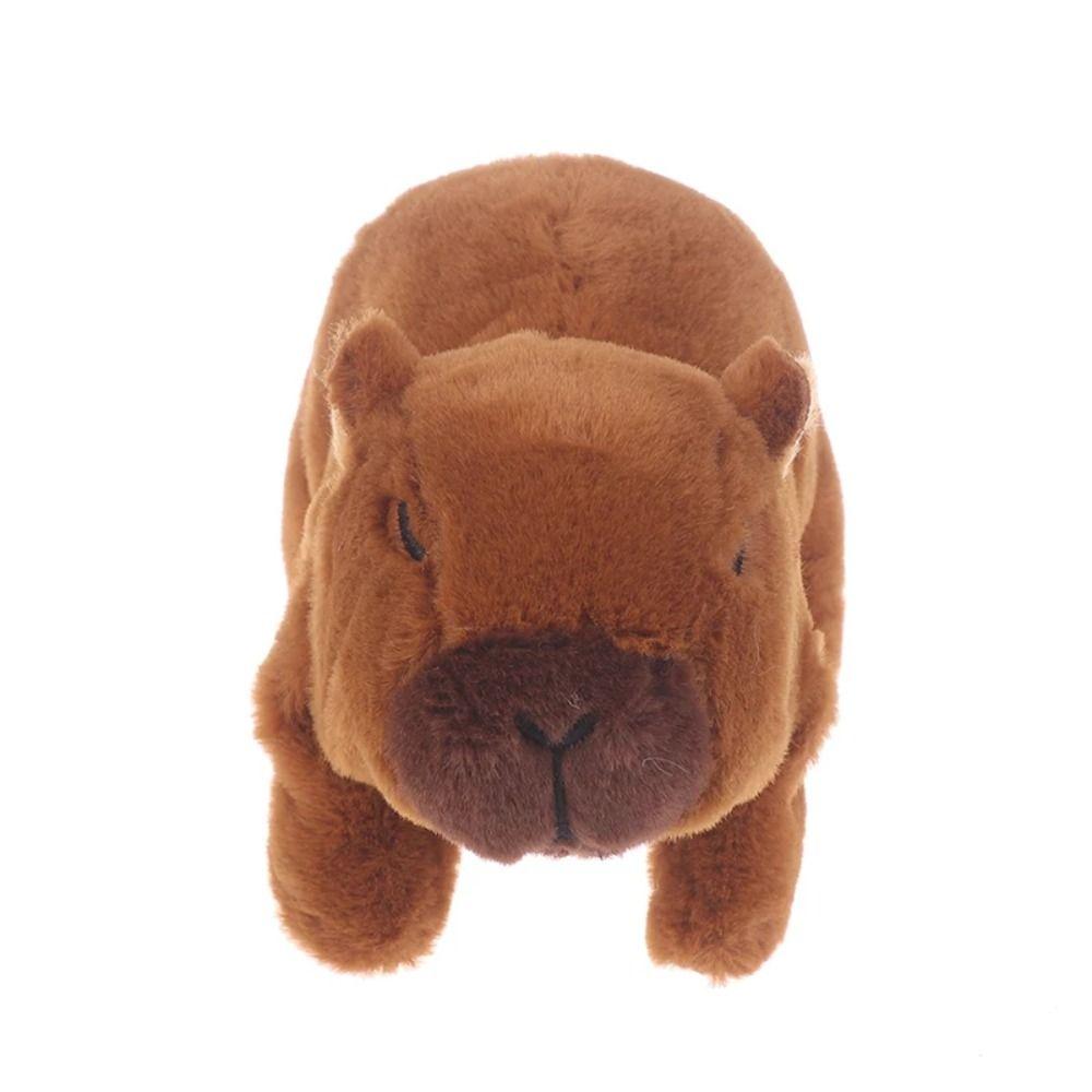 Walk Squeak Electronic Plush Capybara Toy Electric Dog Glowing Light Running Singing Capybara Can Walking Cute
