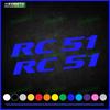 For Honda RC51 RC 51 motorcycle accessories decal racing fairing helmet fuel tank engine logo reflective sticker decoration