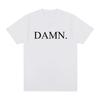 2025 Summer DAMN Kendrick Lamar Print T-shirt  Rapper Vintage Women Men Cotton Hip Hop  T Shirt Streetwear Top Tee
