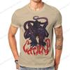 Smiling Critters Horror Game Sleepy Kitty Tshirt Graphic Unisex Tops Vintage Homme Summer Cotton Short Sleeve Harajuku T Shirt