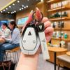 Глубокий синий S07 2026 Чехол для автомобильного ключа с Bluetooth-защитой и металлической пряжкой