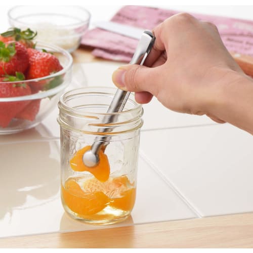 Yoshikawa YJ2816, Made In Japan, 12.5cm Tongs, Suitable for Small Bottles, Serving Tongs, Silver