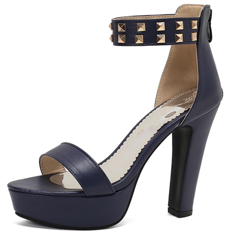 Модные женские босоножки, летняя обувь на платформе, желтые, красные, на высоком каблуке, шлепанцы с ремешками на щиколотке, черные, синие, свадебные туфли для вечеринок, женские, большого размера